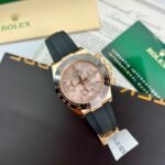 Rolex Daytona 116515LN YG Plated Pink Dial CZ Diamonds 40mm Oysterflex Super Clone - 图片 2