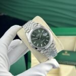 Rolex Datejust 126334 904L Steel Green Motif Dial 41mm Jub Super Clone - 图片 2