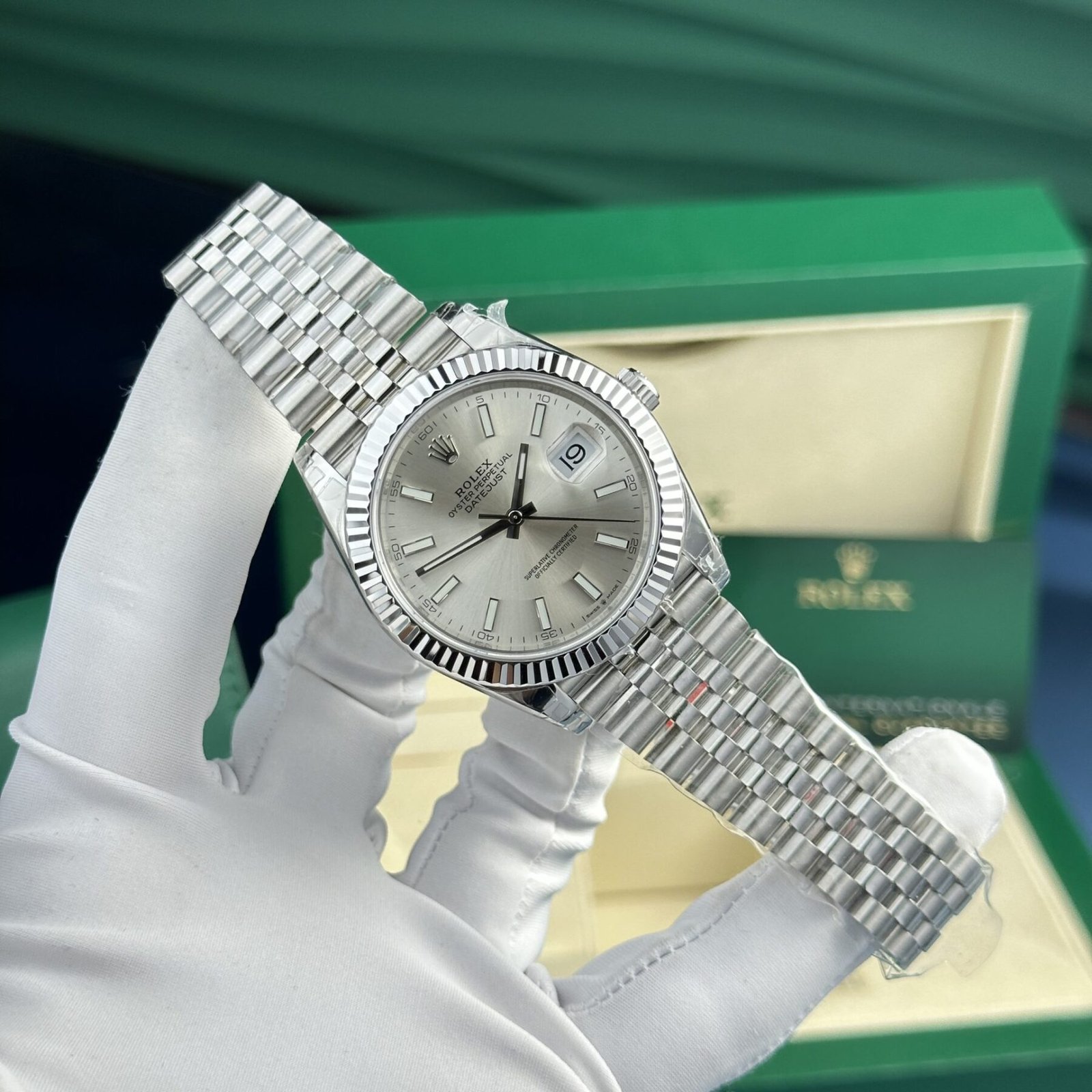 1750588090-44.jpg Rolex Datejust 126334 904L Steel Silver Dial 41mm Jub Super Clone - 图片 1