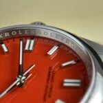 Rolex Oyster Perpetual 126000 904L Steel Red Dial 36mm Oyster Super Clone - 图片 5