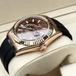 Rolex Sky-Dweller 336235 RG Plated Chocolate Dial 42mm Oysterflex AAA Replica - 图片 5