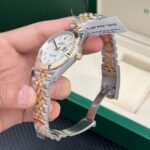 Rolex Datejust SS/YG Plated MOP Dial CZ Diamonds 41mm Jub Super Clone - 图片 4