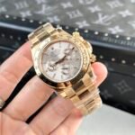 Rolex Daytona 116505 YG Plated Pink Dial CZ Diamonds 40mm Oyster Super Clone - 图片 2