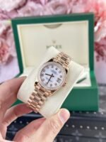 Rolex Datejust 278285 RG Plated MOP Dial CZ Diamonds 31mm AAA Replica - 图片 2