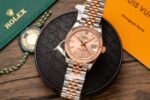 Rolex Datejust SS/RG Plated Pink Dial 31mm Jub Super Clone - 图片 2
