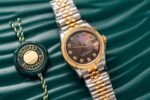 Rolex Datejust 278273 SS/YG Plated Dark MOP Dial CZ Diamonds 31mm Jub AAA Replica - 图片 3