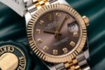 Rolex Datejust 278273 SS/YG Plated Chocolate Dial CZ Diamonds 31mm Jub Super Clone - 图片 3