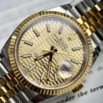 Rolex Datejust SS/YG Plated Gold Dial 41mm Jub EWF Replica - 图片 3