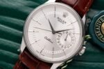 Rolex Cellini 50519 316L Steel White Dial 39mm Leather AAA Replica - 图片 3