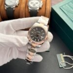 Rolex Datejust 126331 SS/RG Plated Grey Dial 41mm Oyster Super Clone - 图片 3