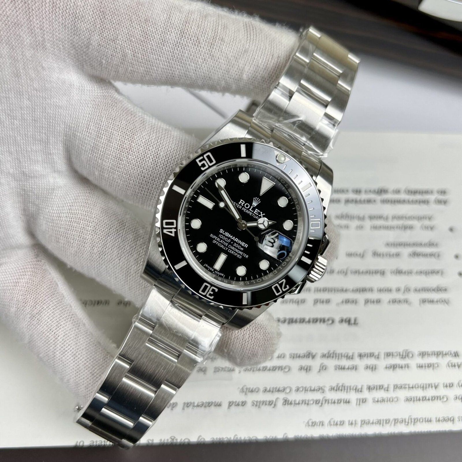1750588772-306-3.jpg Rolex Submariner 316L Steel Black Dial 40mm Oyster EWF Replica - 图片 1