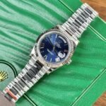 Rolex Day-Date 228239 904L Steel Blue Dial 40mm Super Clone - 图片 2