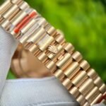 Rolex Day-Date 228235 RG Plated Pink Dial CZ Diamonds 40mm Super Clone - 图片 9