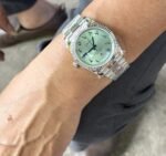 Rolex Day-Date 904L Steel Blue Arabic Dial 40mm Super Clone - 图片 6