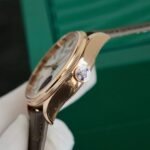 Rolex Cellini 50535-2 RG Plated White Dial 39mm Leather AAA Replica - 图片 7