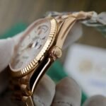 Rolex Day-Date RG Plated MOP Dial CZ Diamonds 36mm Super Clone - 图片 6