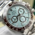 Rolex Daytona 126506 904L Steel Ice Blue Dial CZ Diamonds 40mm Oyster Super Clone - 图片 4