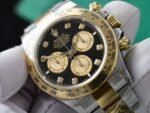 Rolex Daytona 126503 SS/YG Plated Black Dial CZ Diamonds 40mm Oyster Super Clone - 图片 5