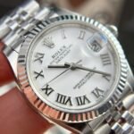 Rolex Datejust 316L Steel White Dial 31mm Jub THBF Replica - 图片 5