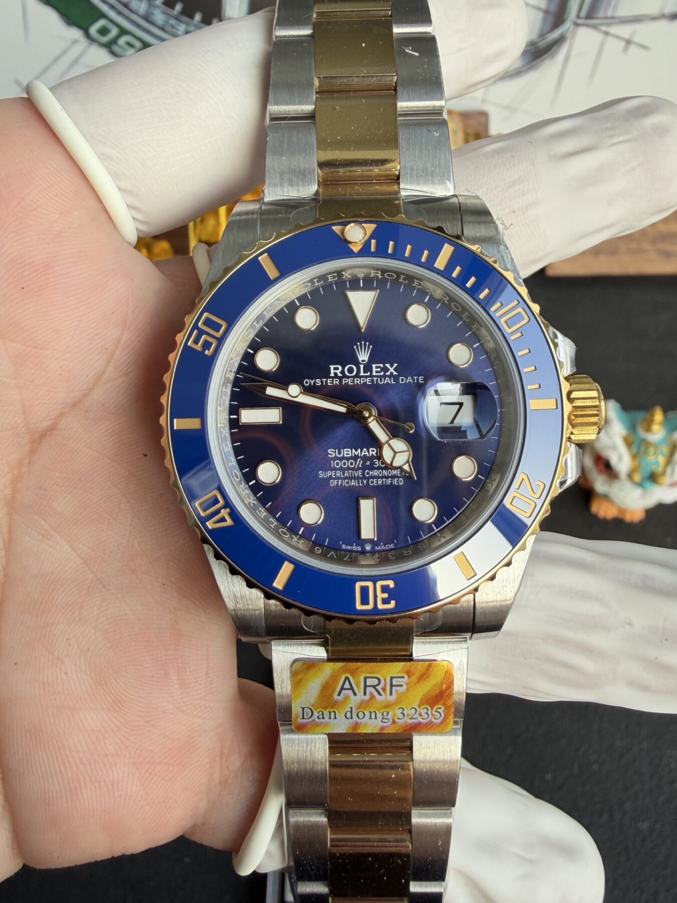 1750589285-502-1.jpg Rolex Submariner 126613LB SS/YG Plated Blue Dial 41mm Oyster Super Clone - 图片 1