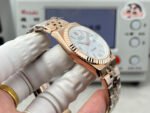 Rolex Land-Dweller 127235 Rose Gold White Honeycomb-Motif Dial 36mm Super Clone - 图片 5