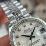 Rolex Datejust 316L Steel MOP Dial Bezel Diamonds 31mm Jub THBF Replica - 图片 6