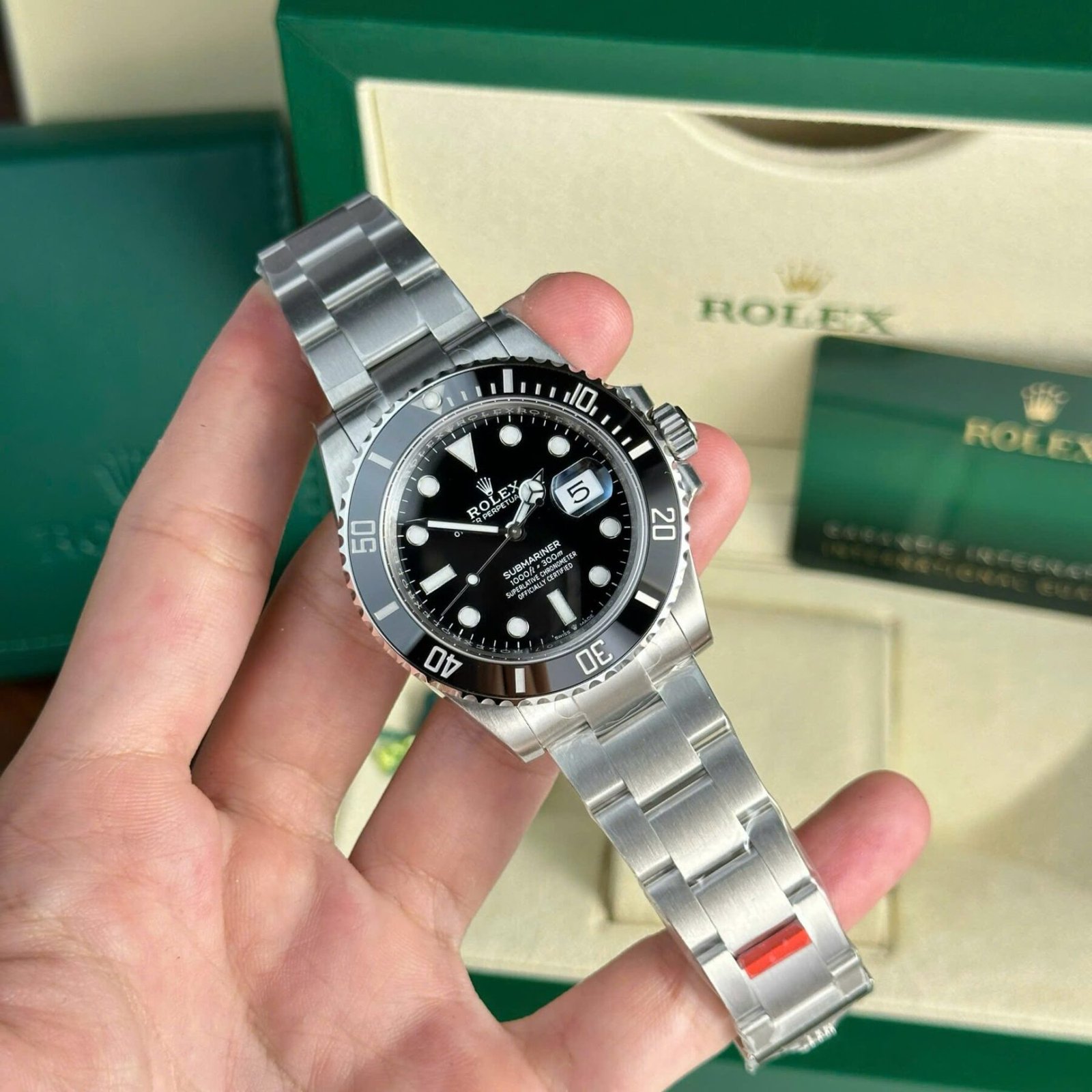1750589324-515.jpg Rolex Submariner 126610LN 904L Steel Black Dial 41mm Oyster Super Clone - 图片 1