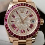 Rolex Datejust RG Plated Diamond Dial Baguette Diamond 31mm Super Clone - 图片 4