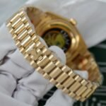 Rolex Day-Date 128238 YG Plated Champagne Dial CZ Diamonds 36mm Super Clone - 图片 9