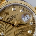Rolex Datejust 126233 SS/YG Plated Gold Palm Dial CZ Diamonds 36mm Jub Super Clone - 图片 5