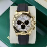 Rolex Daytona 116519 YG Plated White Dial 40mm Oysterflex Super Clone - 图片 2