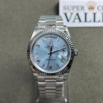 Rolex Day-Date 228236 904L Steel Ice Blue Dial 40mm Super Clone